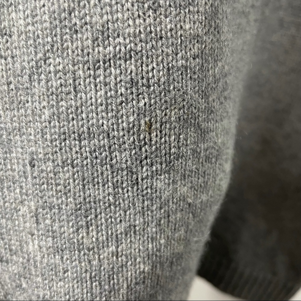 Gran Sasso Cashmere Blend Gray Sweater Dress size IT 48 - Picture 11 of 12